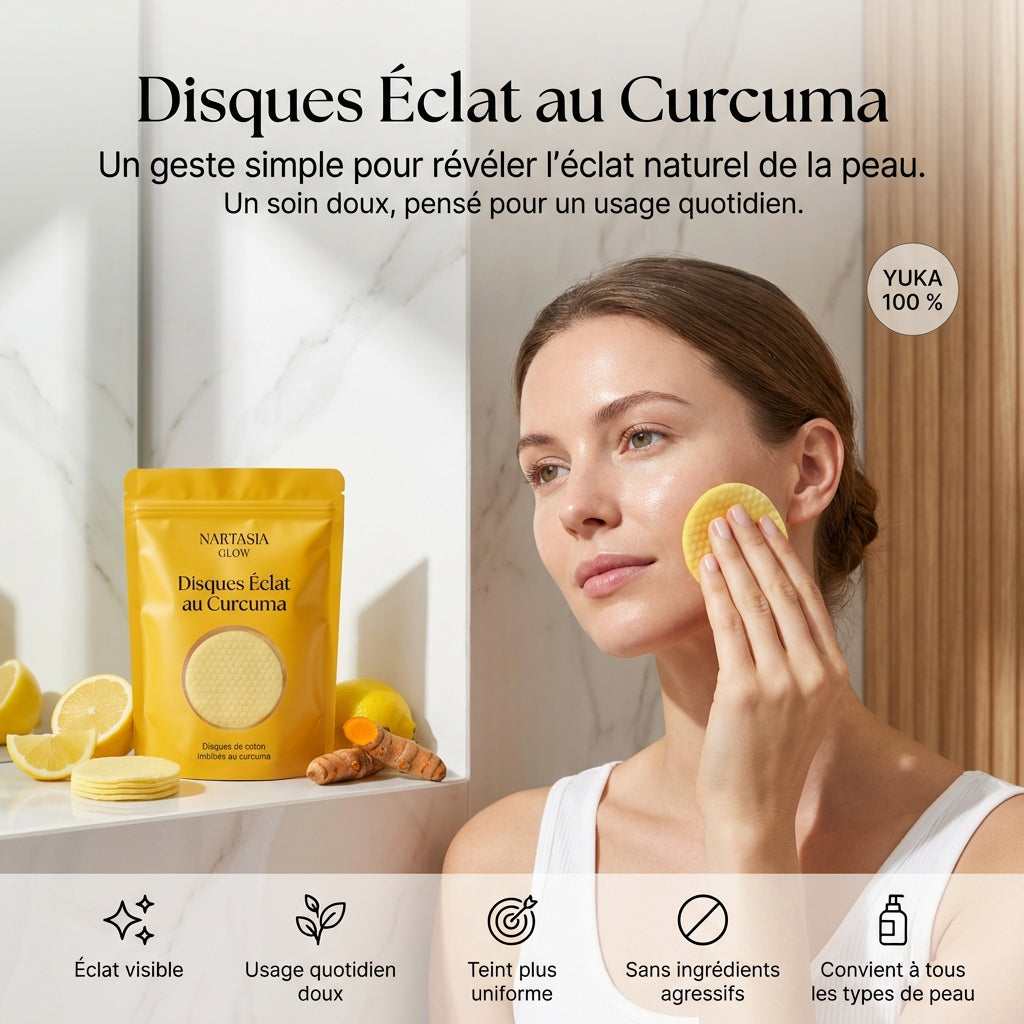 Disques Éclat au Curcuma