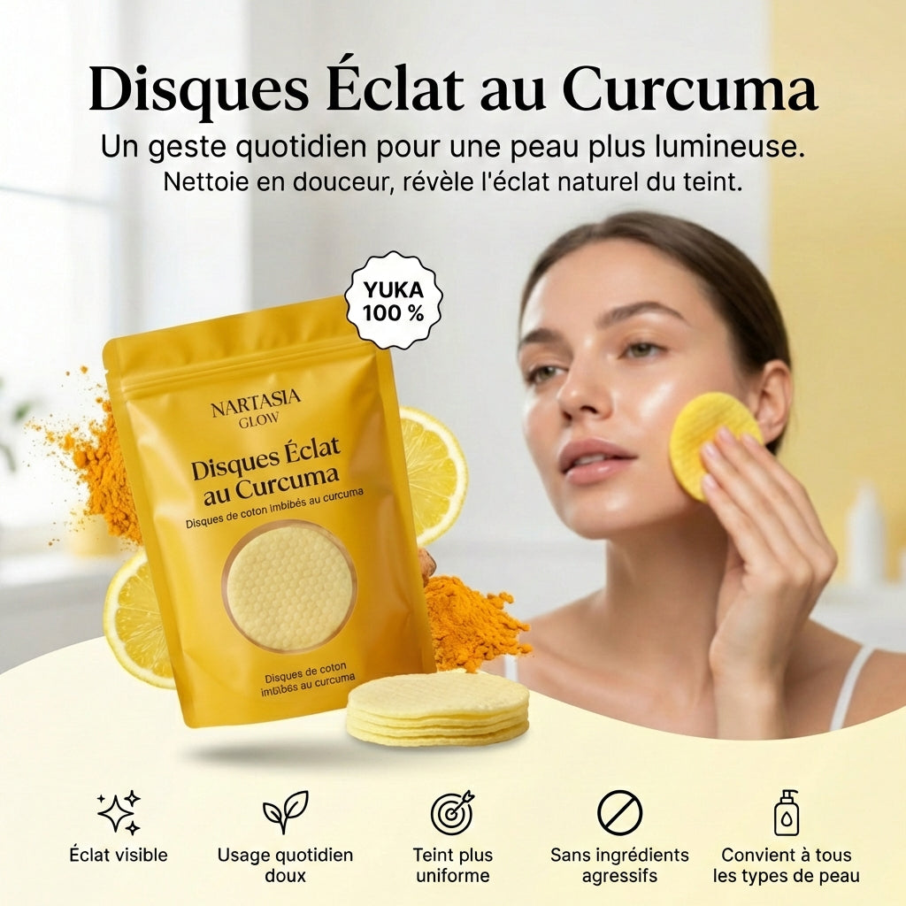 Disques Éclat au Curcuma